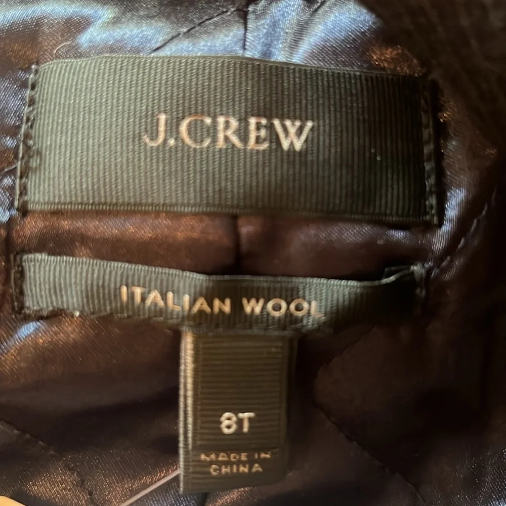 NWT J. Crew Italian Wool Lodge Coat - Picture 12 of 14
